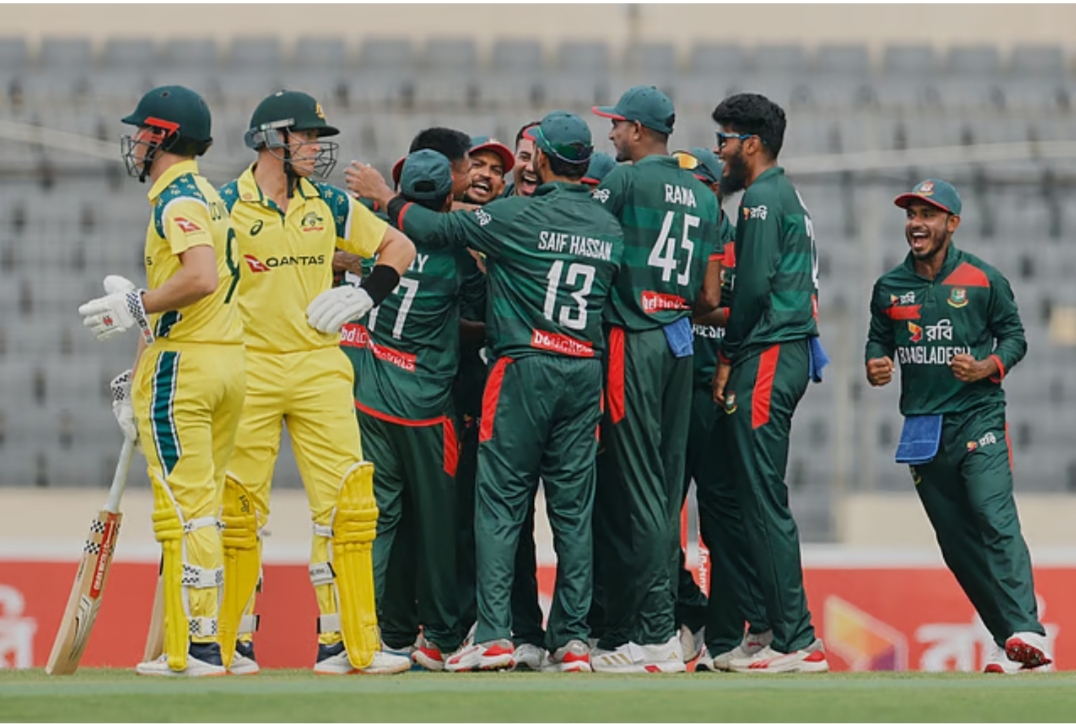 অস্ট্রেলিয়ার বিপক্ষে ১ম ওয়ানডেতে ৮৬ রানের বিশাল জয় পেল বাংলাদেশ