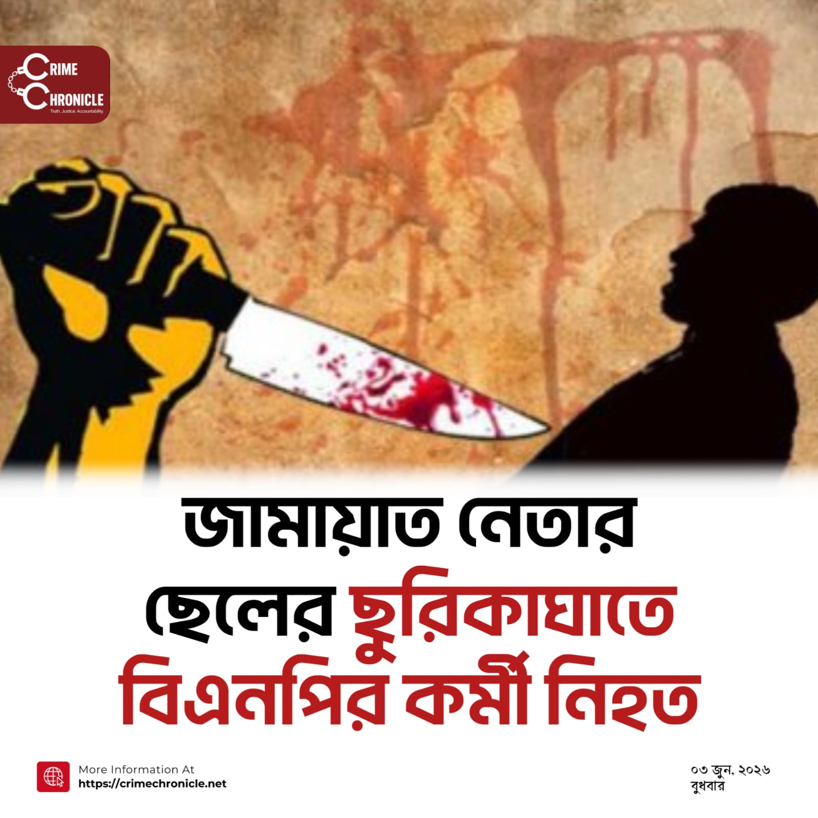 ময়মনসিংহে ছুরিকাঘাতে যুবক নিহত, জামায়াত নেতার ছেলের বিরুদ্ধে অভিযোগ