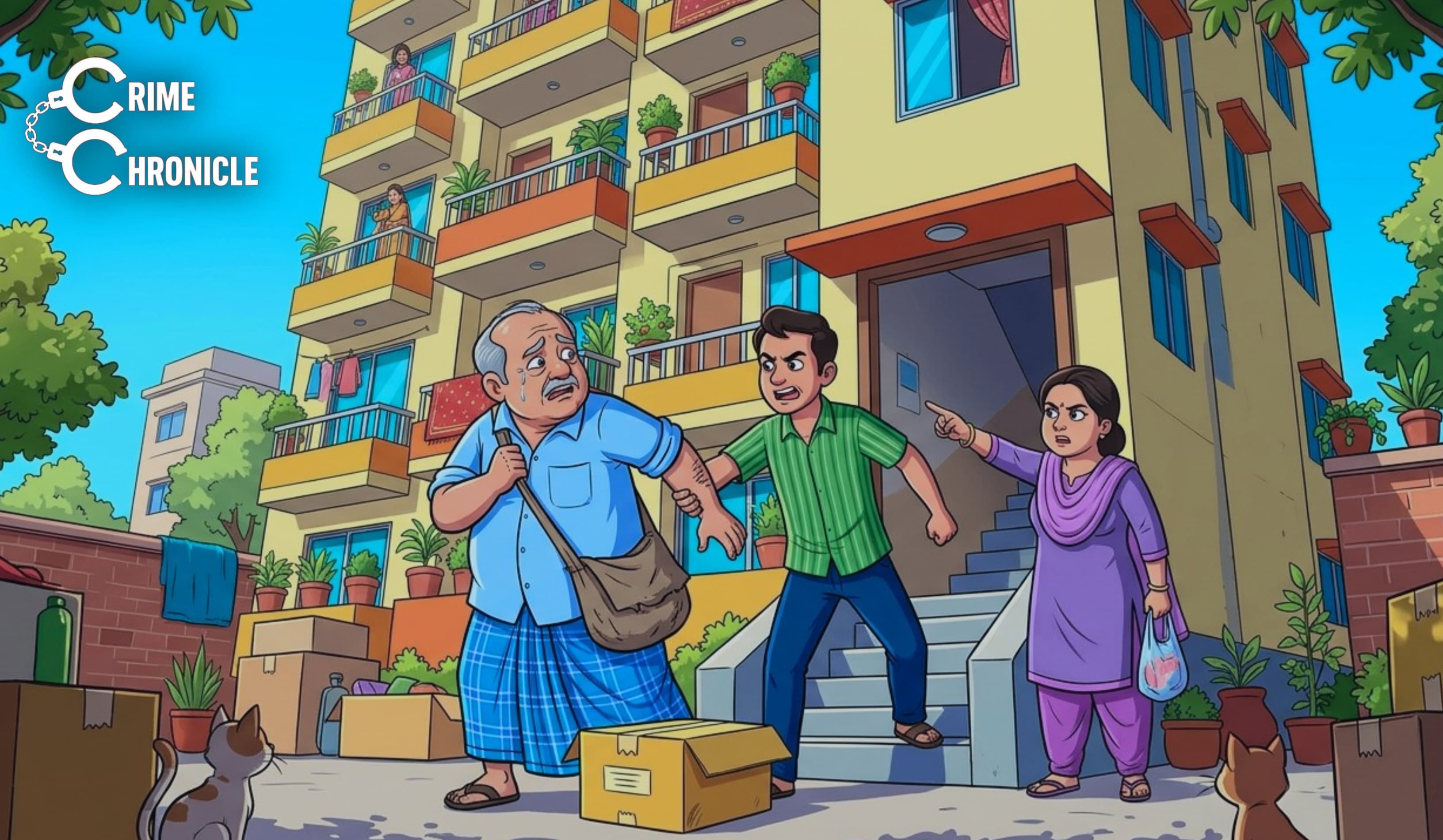 নিজের গড়া ছয়তলা বাড়িতে ঠাঁই নেই বৃদ্ধের, ভাড়া বাসায় থেকে ছেলের বিরুদ্ধে মামলা